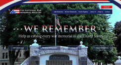 Desktop Screenshot of nationalwarmemorialregistry.org