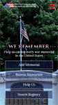 Mobile Screenshot of nationalwarmemorialregistry.org